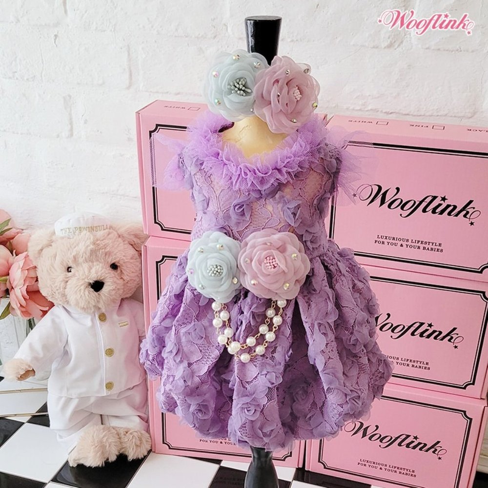 Party Season Dress in PURPLE SIZE 2 by Wooflink